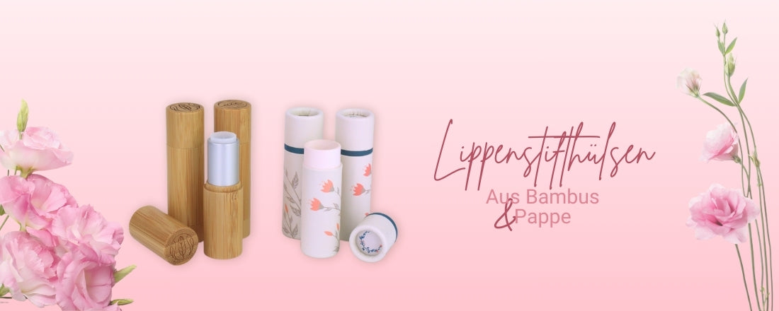 Lippenstifthülsen Bambuslippenstifthülsen Papplippenstifthülsen DIY Kosmetik