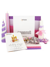 Bienenwachskerzen DIY-Set für 10 Kerzen, „Celebration“, mit Zubehör ,