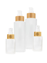 Glasflaschen SET 30 ml Sprühkopf + 100 ml Lotionsspender, je 2 Stück ,