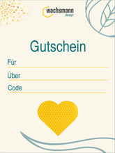 Wachsmann Geschenkgutschein DIGITAL - Verschenke Kreativität ,