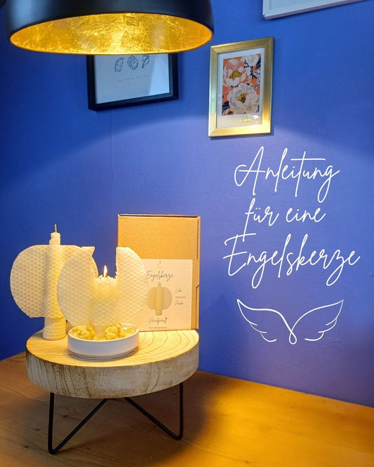 Anleitung Engelskerze selber machen