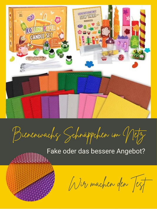 Bienenwachs Billigsets auf Amazon - Labortest auf Echtheit