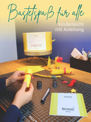 Bienenwachskerzen DIY-Set für 10 Kerzen, gelb, mit Zubehör ,