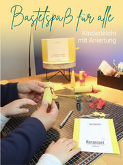 Bienenwachskerzen DIY-Set für 10 Kerzen, gelb, mit Zubehör ,