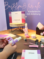 Bienenwachskerzen DIY-Set für 10 Kerzen, „Celebration“, mit Zubehör ,