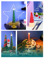 Bienenwachskerzen selber machen - Komplettset für 15 Kerzen , Christmas