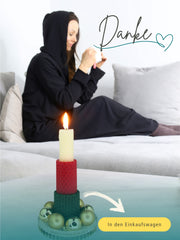 Bienenwachskerzen selber machen - Komplettset für 15 Kerzen , Christmas