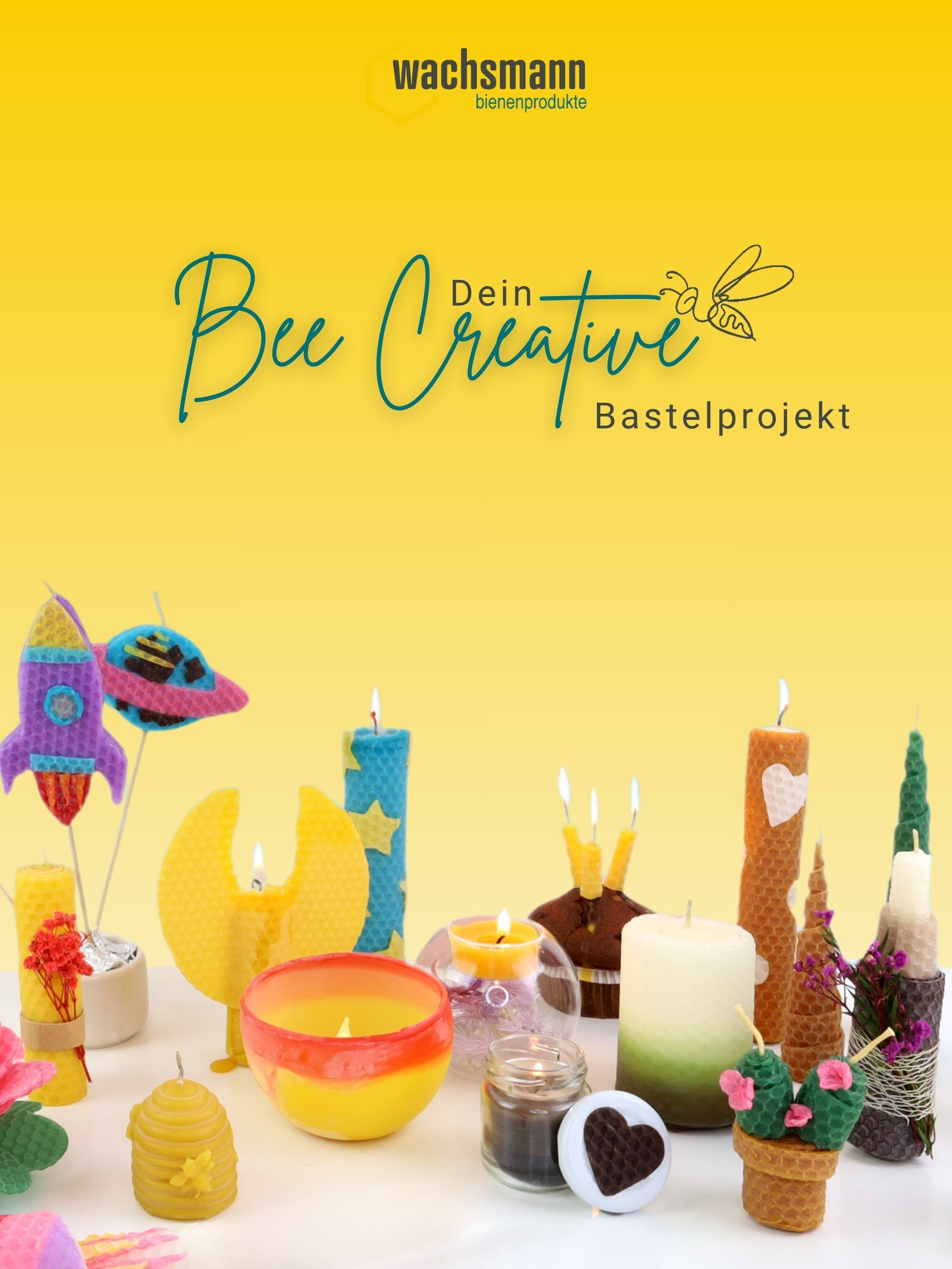 Bienenwachsplatten, 20 Stück, 15 x 20 cm, Wachsplatten aus Deutschland , Gelb