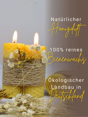 Bienenwachsplatten, 20 Stück, 15 x 20 cm, Wachsplatten aus Deutschland , Gelb