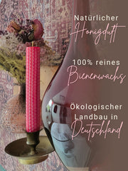 Bienenwachsplatten, 20 Stück, 15 x 20 cm, Wachsplatten aus Deutschland , Rot