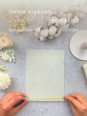 Bienenwachsplatten, 20 Stück, 15 x 20 cm, Wachsplatten aus Deutschland , Weiß