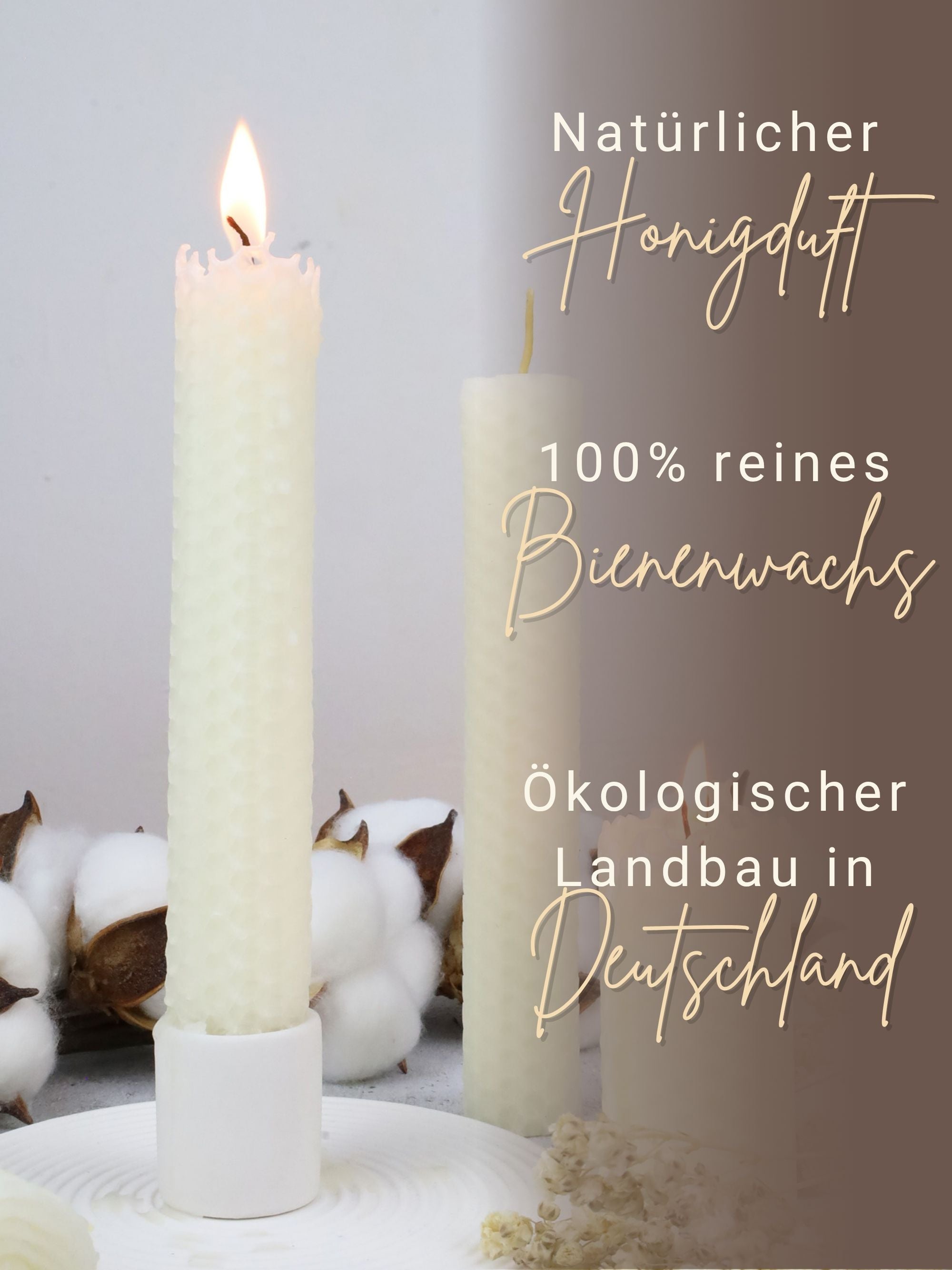 Bienenwachsplatten, 20 Stück, 15 x 20 cm, Wachsplatten aus Deutschland , Weiß