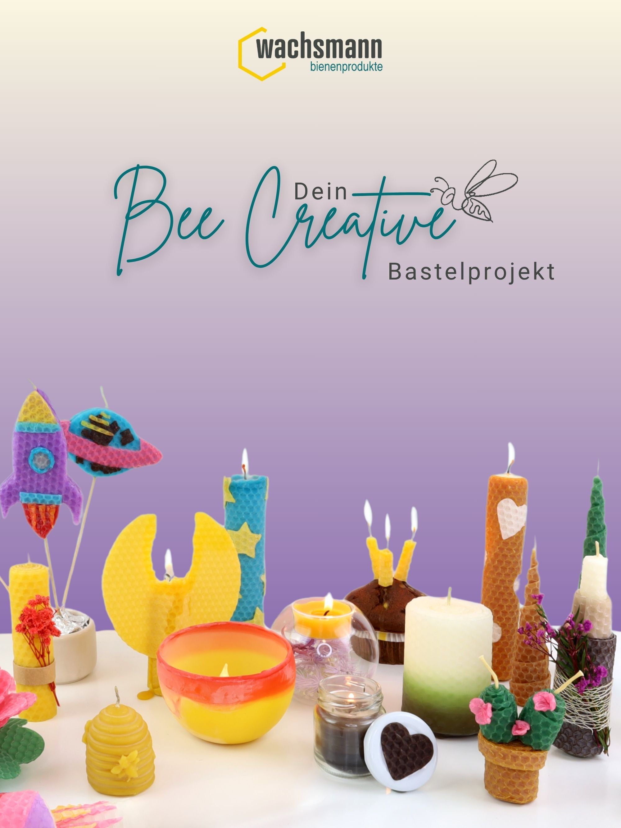 Bienenwachsplatten, 20 Stück, 15 x 20 cm, Wachsplatten aus Deutschland , Flieder