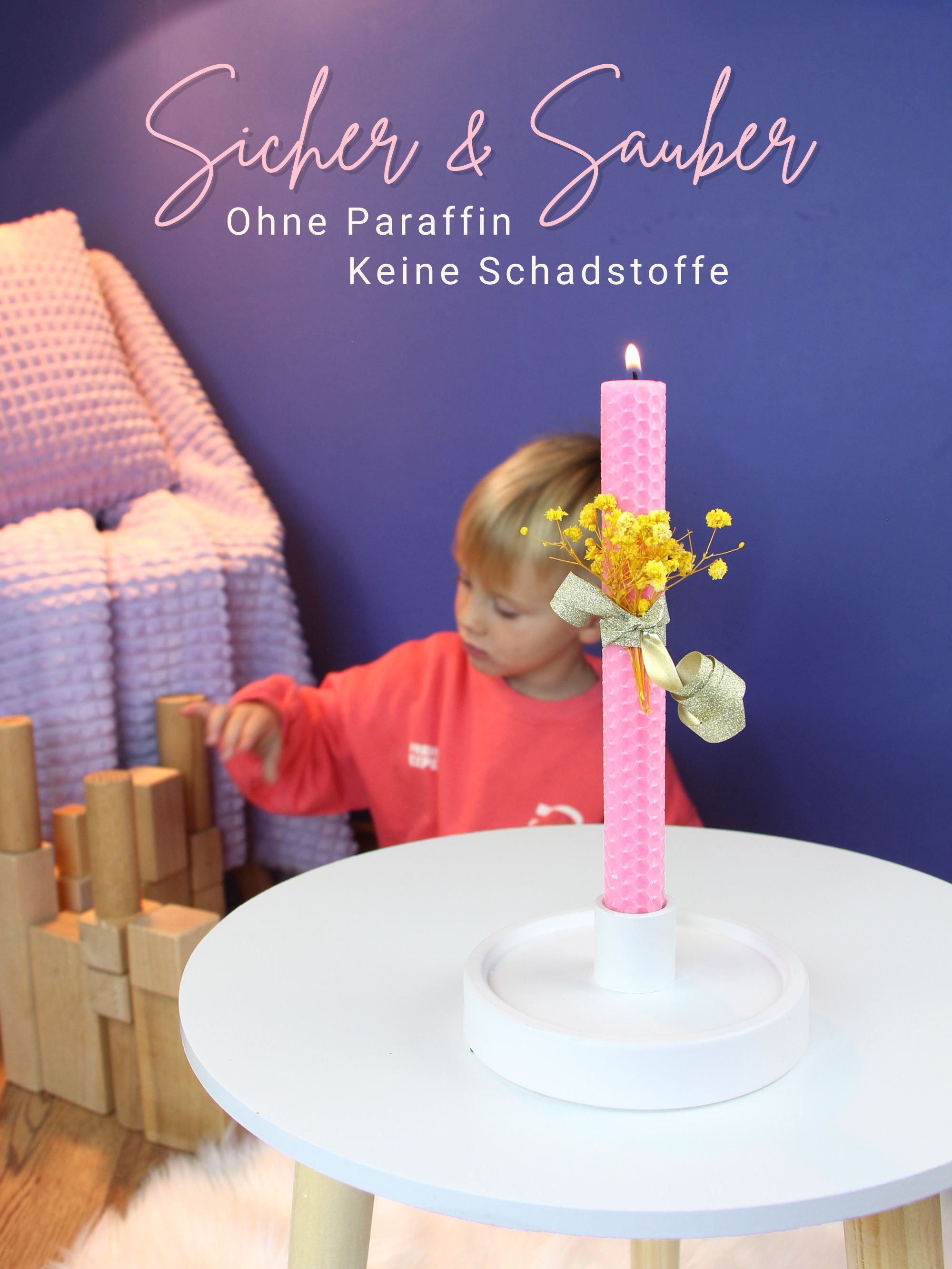 Bienenwachsplatten, 20 Stück, 15 x 20 cm, Wachsplatten aus Deutschland , Rosa