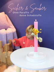 Bienenwachsplatten, 20 Stück, 15 x 20 cm, Wachsplatten aus Deutschland , Rosa