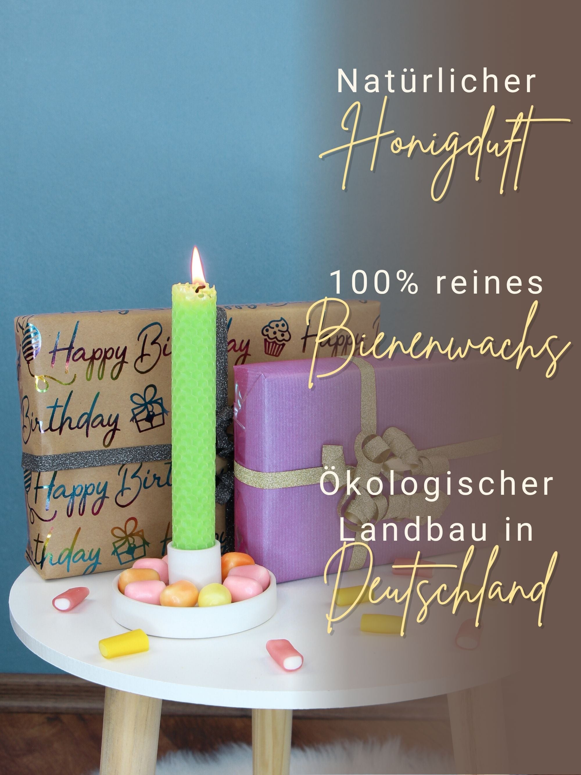 Bienenwachsplatten, 20 Stück, 15 x 20 cm, Wachsplatten aus Deutschland , Hellgrün