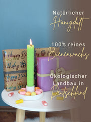 Bienenwachsplatten, 20 Stück, 15 x 20 cm, Wachsplatten aus Deutschland , Hellgrün