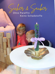 Bienenwachsplatten, 20 Stück, 15 x 20 cm, Wachsplatten aus Deutschland , Dunkelgrün