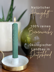 Bienenwachsplatten, 20 Stück, 15 x 20 cm, Wachsplatten aus Deutschland , Dunkelgrün