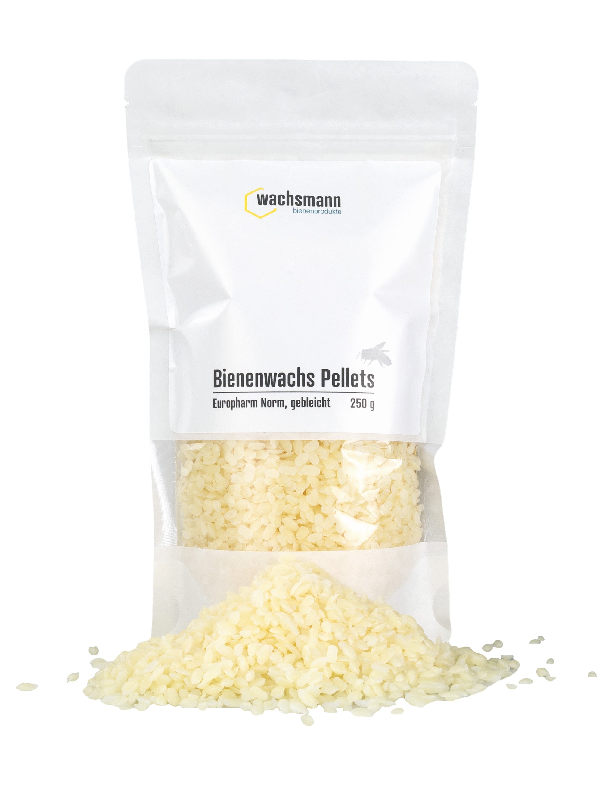 Bienenwachs Pastillen weiß 250 g für Kosmetik und DIY, Medizinische Qualität ,