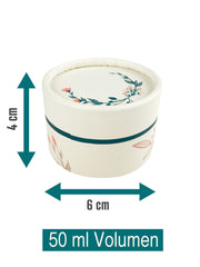 Kosmetiktiegel, Lippenbalsam Cremedosen leer aus Pappe , 50 ml - 10 Stück