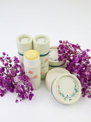 Sets Lippenstifthülsen & Döschen leer aus Pappe ,