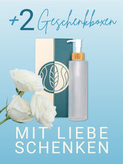 Glasflaschen mit Seifenspender, 100 ml oder 150 ml, mit Geschenkverpackung , 150 ml - 2 Stück