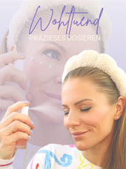 Glasflaschen SET 30 ml Sprühkopf + 100 ml Lotionsspender, je 2 Stück ,