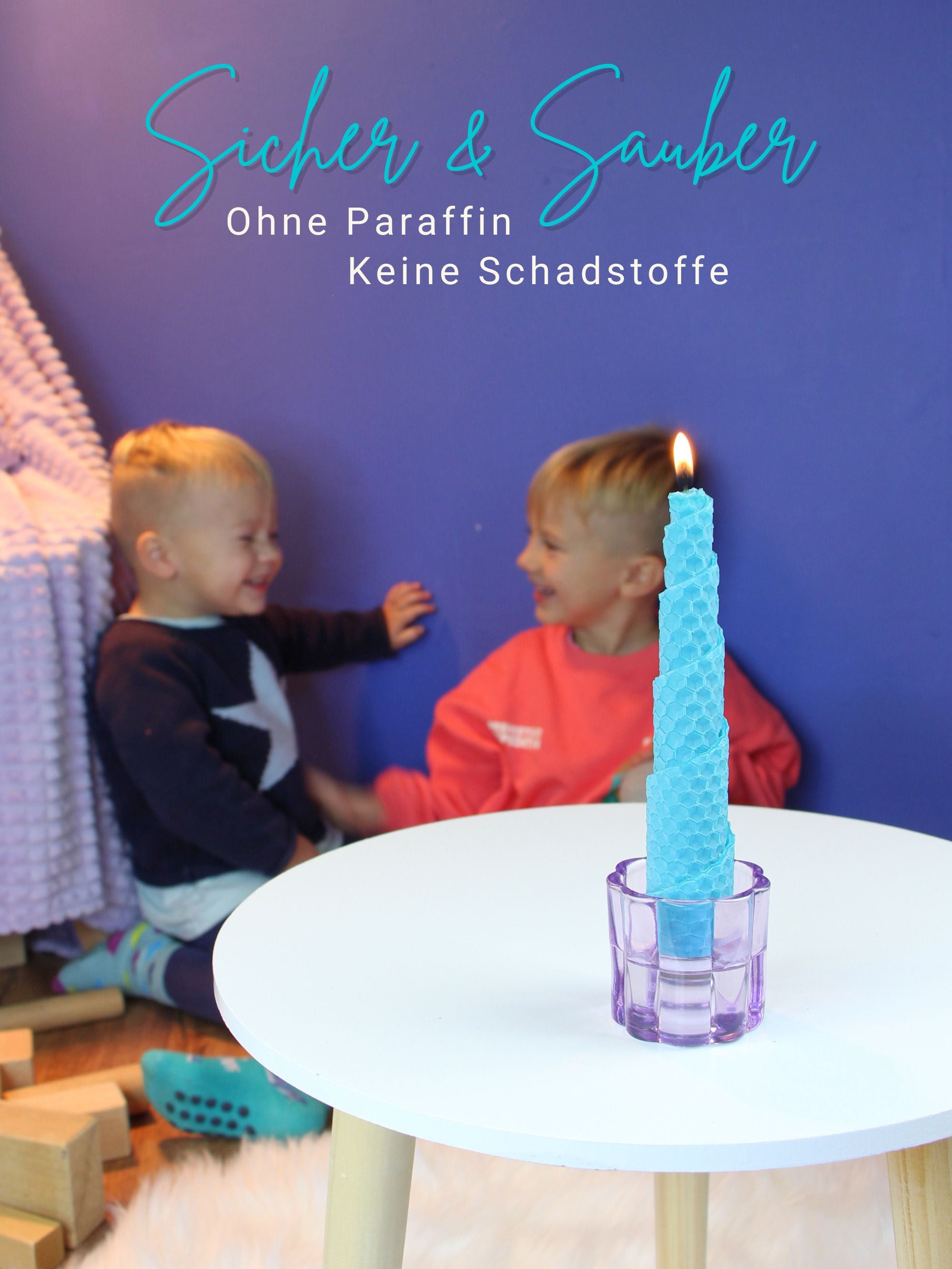 Bienenwachsplatten, 20 Stück, 15 x 20 cm, Wachsplatten aus Deutschland , Türkis