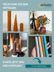 Bienenwachsplatten, 20 Stück, 15 x 20 cm, Wachsplatten aus Deutschland , Karamell