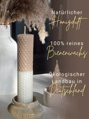 Bienenwachsplatten, 20 Stück, 15 x 20 cm, Wachsplatten aus Deutschland , Beige