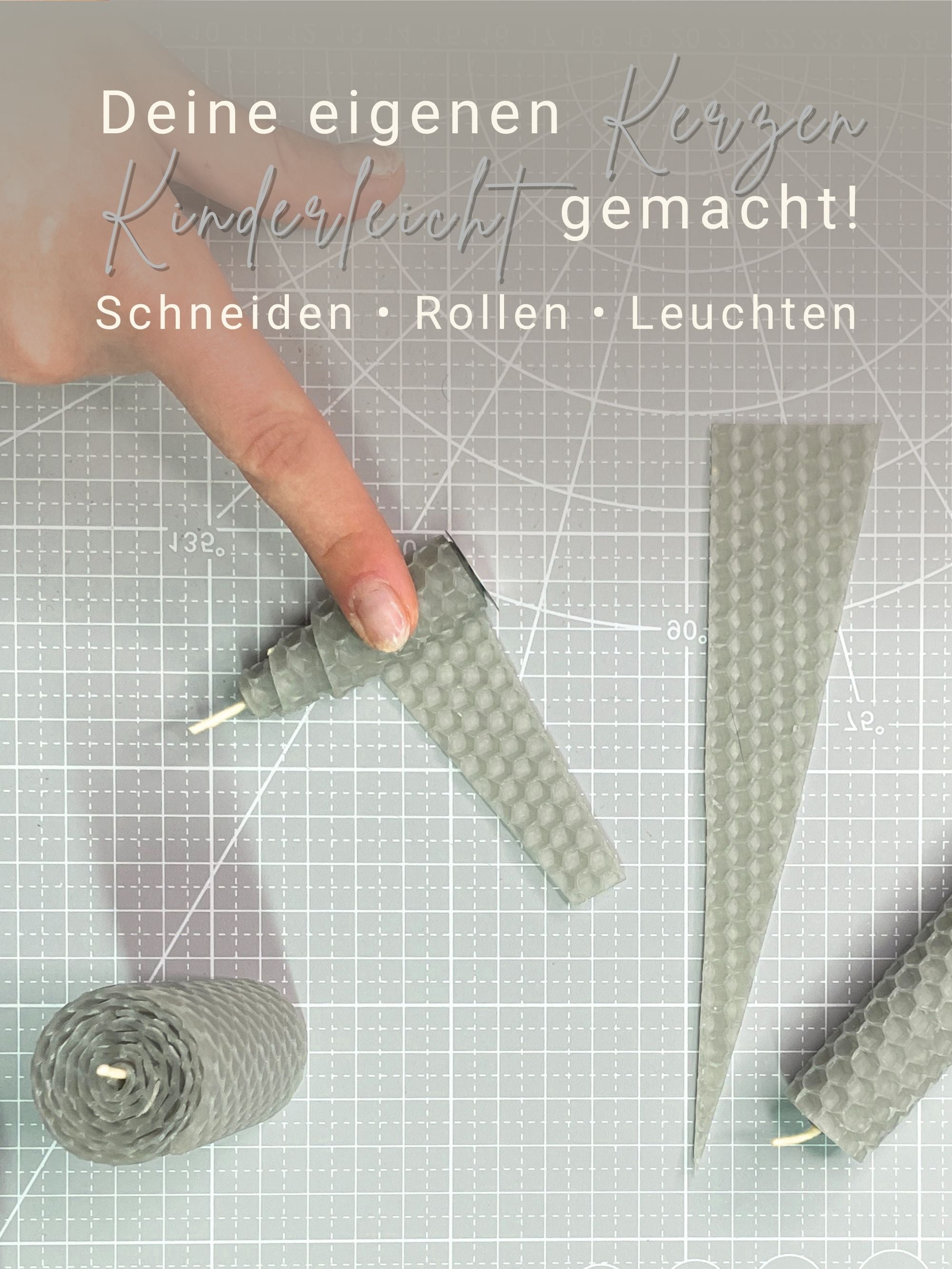 Bienenwachsplatten, 20 Stück, 15 x 20 cm, Wachsplatten aus Deutschland , Salbei