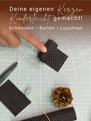 Bienenwachsplatten, 20 Stück, 15 x 20 cm, Wachsplatten aus Deutschland , Braun