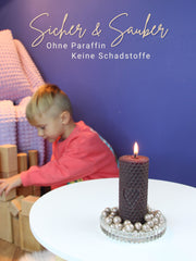 Bienenwachsplatten, 20 Stück, 15 x 20 cm, Wachsplatten aus Deutschland , Braun