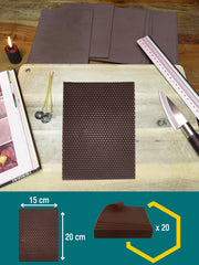 Bienenwachsplatten, 20 Stück, 15 x 20 cm, Wachsplatten aus Deutschland , Braun
