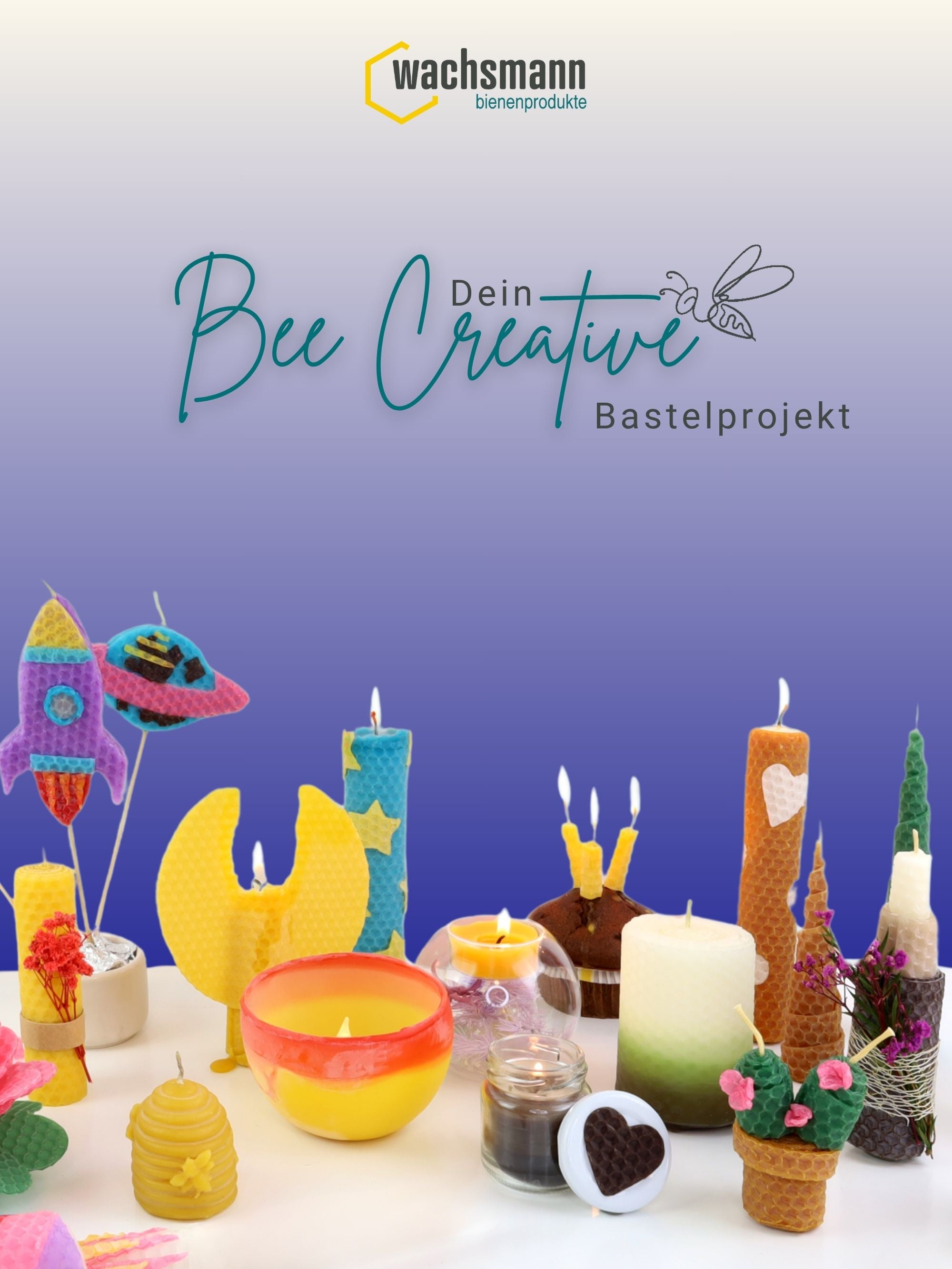 Bienenwachsplatten, 20 Stück, 15 x 20 cm, Wachsplatten aus Deutschland , Indigo