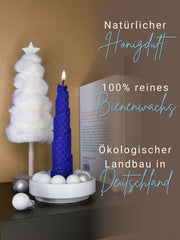 Bienenwachsplatten, 20 Stück, 15 x 20 cm, Wachsplatten aus Deutschland , Indigo