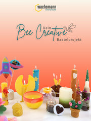 Bienenwachsplatten, 20 Stück, 15 x 20 cm, Wachsplatten aus Deutschland , Orange