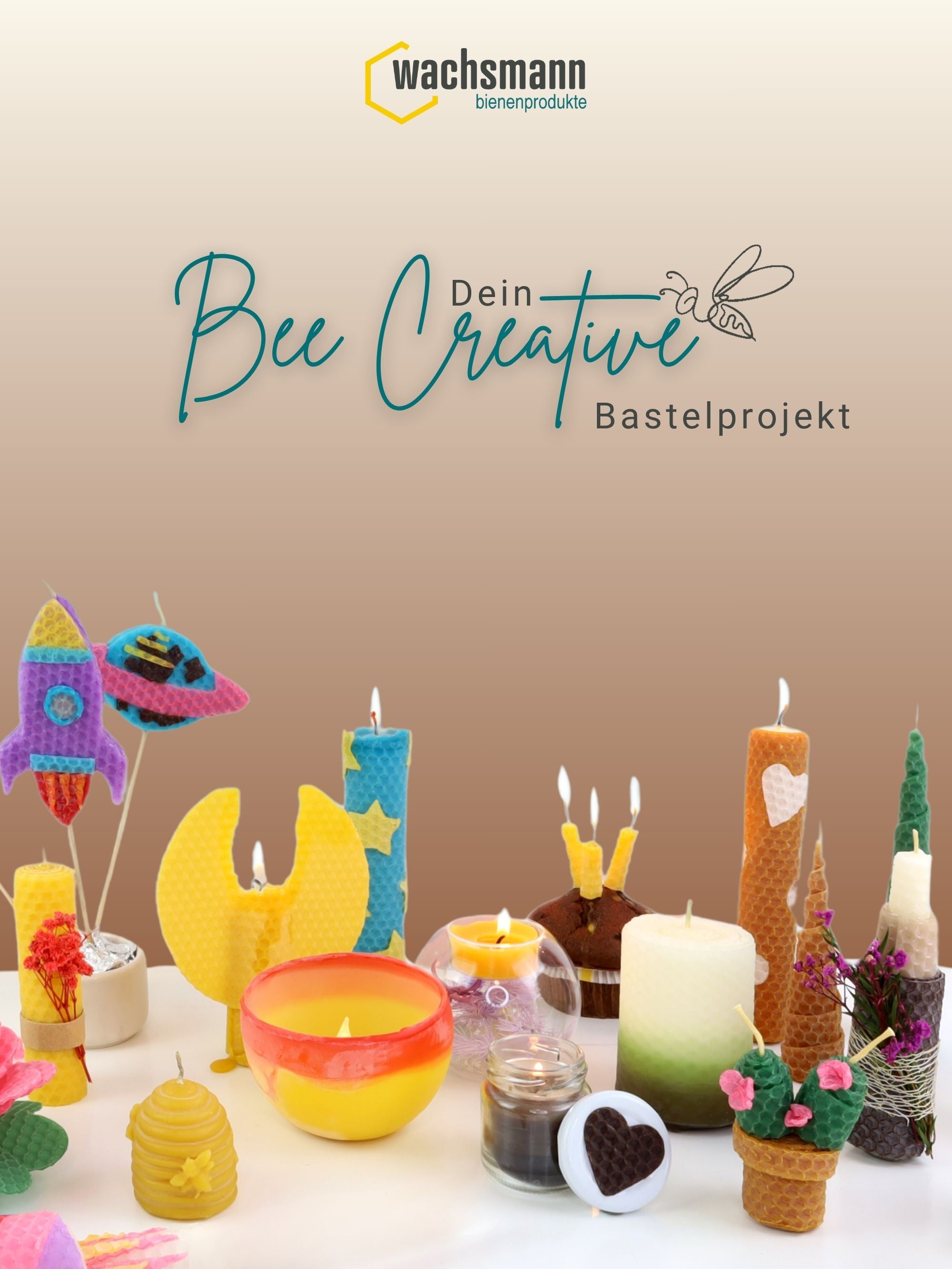 Bienenwachsplatten, 20 Stück, 15 x 20 cm, Wachsplatten aus Deutschland , Karamell