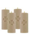 beige mit Kleeblatt
