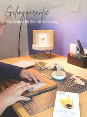 Starterset Bienenwachskerzen selber machen, für 10 Kerzen, bunte Auswahl , Beige