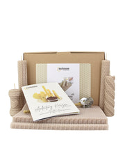 Starterset Bienenwachskerzen selber machen, für 10 Kerzen, bunte Auswahl , Beige