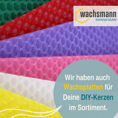 Kerzendochte 100 Stück aus Hanf mit Bienenwachs Mantel und Standfuß , 100 Stück - Ø 1.7 mm Länge 11 cm